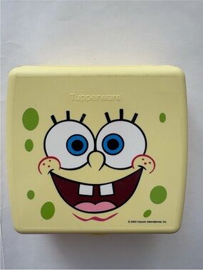 Vintage Tupperware SpongeBob SquarePants 2003
